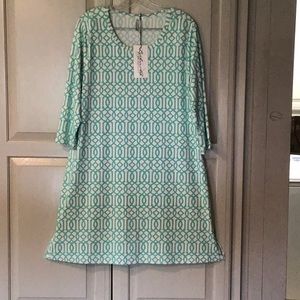 New LulaB relaxed A-line dress.